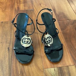 Black Gucci Sandals